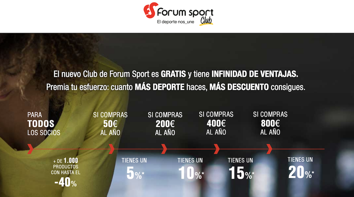 club forum sport descuentos